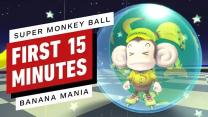 15 دقیقه از بازی super monkey ball: banana mania