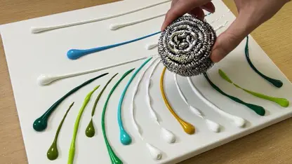 آموزش نقاشی آکریلیک - اسکرابر آهنی در یک نگاه