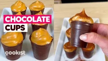 آموزش آشپزی - فنجان های شکلاتی در یک ویدیو