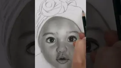 آموزش طراحی چهره برای مبتدیان - طراحی پرتره دختر بچه