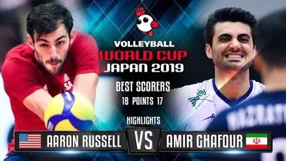خلاصه بازی ایران 1 - 3 امریکا در جام جهانی والیبال 2019