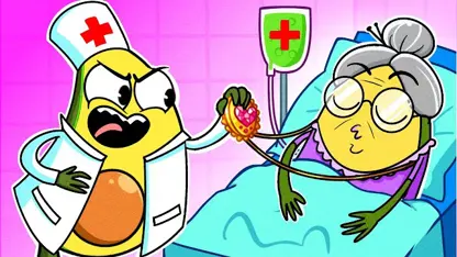 کارتون آووکادو این داستان - در مقابل دکتر قلابی😷🩺