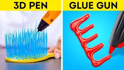 ترفندهای قلم سه بعدی در مقابل چسب داغ!
