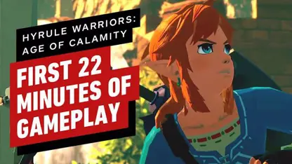 22 دقیقه از بازی hyrule warriors: age of calamity