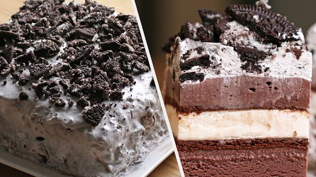 5 دستورالعمل برای کیک بستنی‌های خانگی