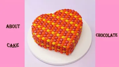 طرز تهیه کیک آبنبات قلبی خوشمزه در یک ویدیو