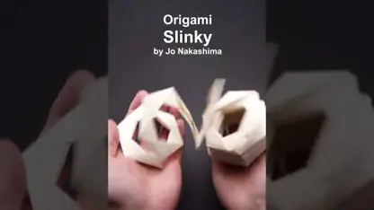 آموزش اوریگامی - اوریگامی فنر اسلینکی در یک نگاه