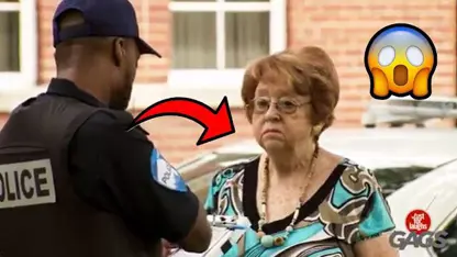 دوربین مخفی خنده دار - مادربزرگ رو دستگیر کرد