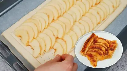 طرز تهیه تارت سیب پفکی که همه عاشقش می شوند