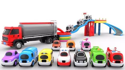 ماشین های رنگی برای اموزش رنگ ها به کودکان در منزل