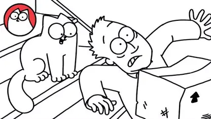 کارتون گربه سایمون این داستان "پله" در چند دقیقه
