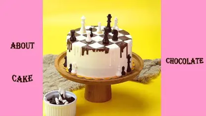 طرز تهیه کیک صفحه شطرنج برای مهمانی خاص