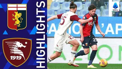 خلاصه بازی جنوا 1-1 سالرنیتانا در لیگ سری آ ایتالیا 2021/22