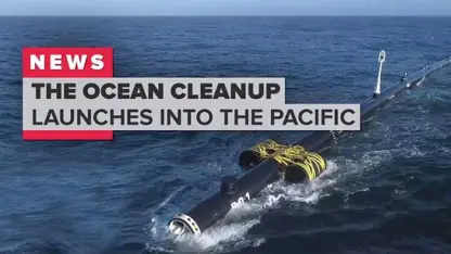 پاکسازی اقیانوس ارام با دستگاه پاکسازی زباله