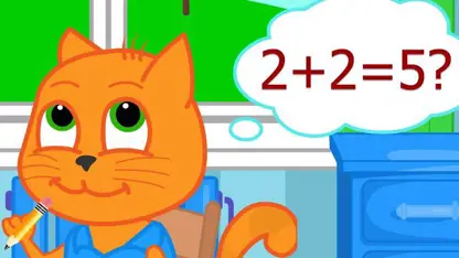 کارتون خانواده گربه با داستان - یادگیری ریاضی با هم
