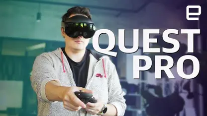 بررسی ویدیویی هدست واقعیت مجازی meta quest pro