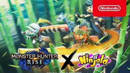 تریلر بازی ninjala x monster hunter rise در نینتندو سوئیچ
