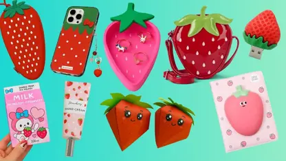 کاردستی دخترانه - کاردستی توت فرنگی 🍓 برای سرگرمی