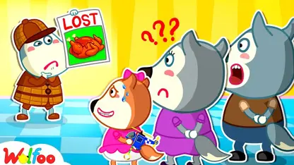 کارتون خانواده گرگ این داستان - معمای مرغ گمشده ️‍♂️