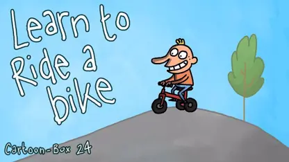 کارتون باکس با داستان "اموزش دوچرخه سواری"