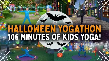 حرکات یوگا به کودکان - یوگاتون هالووین برای سرگرمی