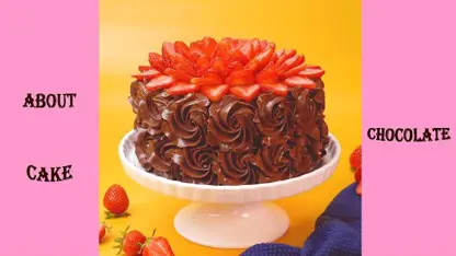 طرز تهیه کیک گل رز شکلاتی برای مهمانی ها