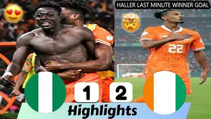 خلاصه بازی نیجریه مقابل ساحل عاج 1-2 در یک نگاه