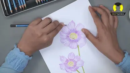 آموزش نقاشی با آبرنگ - هنر مداد آبرنگ برای سرگرمید