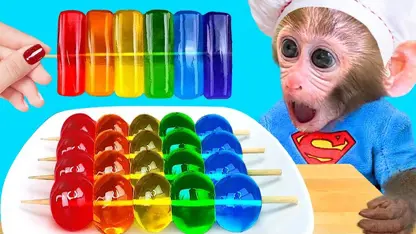 برنامه کودک بچه میمون - ژله رنگین کمانی برای سرگرمی