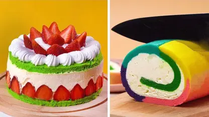آموزش های تزیین کیک با توت فرنگی در چند دقیقه