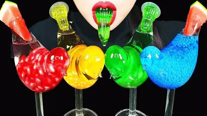 کلیپ فود اسمر - نوشیدنی های متنوع رنگین کمانی