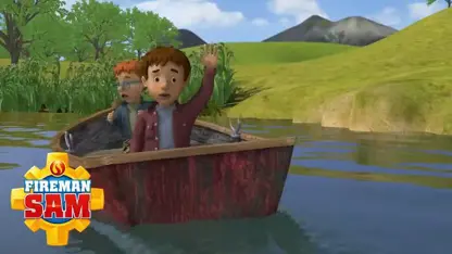 کارتون سام آتش نشان با داستان - نورمن در یک قایق گیر کرده است!