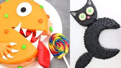 ایده های تزیین کیک برای مهمانی هالووین در یک ویدیو