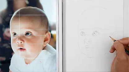 آموزش طراحی چهره برای مبتدیان - کشیدن پرتره کودک