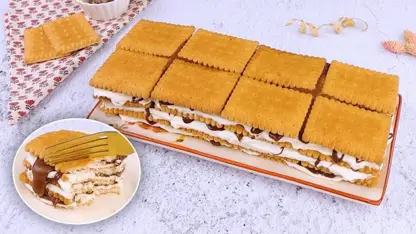 کیک کوکی ساده و خوشمزه