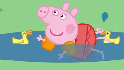 کارتون پپا پیگ این داستان - خوک پپا شنا می کند 🐷🌊