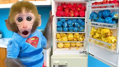 برنامه کودک بچه میمون - غذای رنگارنگ برای سرگرمی