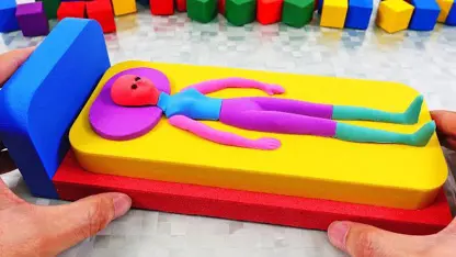 آموزش شن بازی کودکان ساخت تختخواب در چند دقیقه