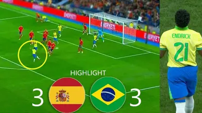 خلاصه بازی اسپانیا و برزیل 3-3 در یک نگاه