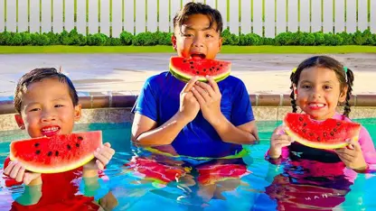 سرگرمی کودکانه این داستان - هندوانه و سرسره های آبی
