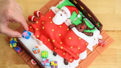 طرز تهیه کیک بابانوئل برای کودکان مخصوص کریسمس