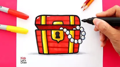 آموزش نقاشی به کودکان - صندوق گنج برای سرگرمی