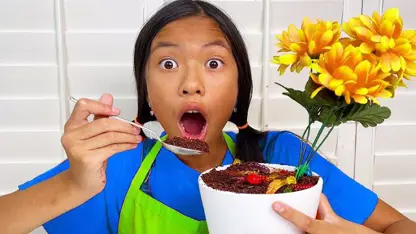 سرگرمی های کودکانه - خاک و کرم خوردن در یک ویدیو