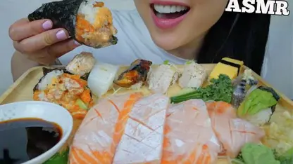 چالش فود اسمر - سوشی و خوراک ماهی تند با ساس اسمر