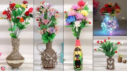 خلاقانه ساخت گلدان برای تزیین در خانه