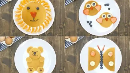 طرز تهیه پنکیک حیوانات خوشمزه برای بچه های شما!