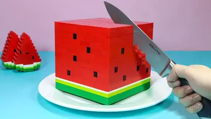 آشپزی با لگو - خوردن هندوانه مربع در یک نگاه