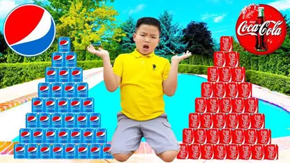 سرگرمی کودکانه این داستان "چالش پپسی و کوکاکولا"