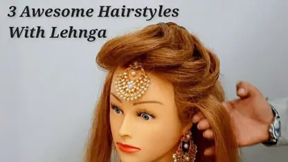 آموزش مدل مو برای مبتدیان - یک هیر استایل زیبای هندی
