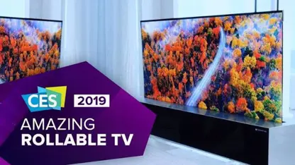تست ویدیویی تماشا تلویزیون OLED  ال جی CES 2019